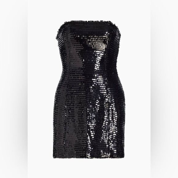 A.L.C. Elsie Strapless Paillette Sequin Minidress size 8 - Picture 5 of 15